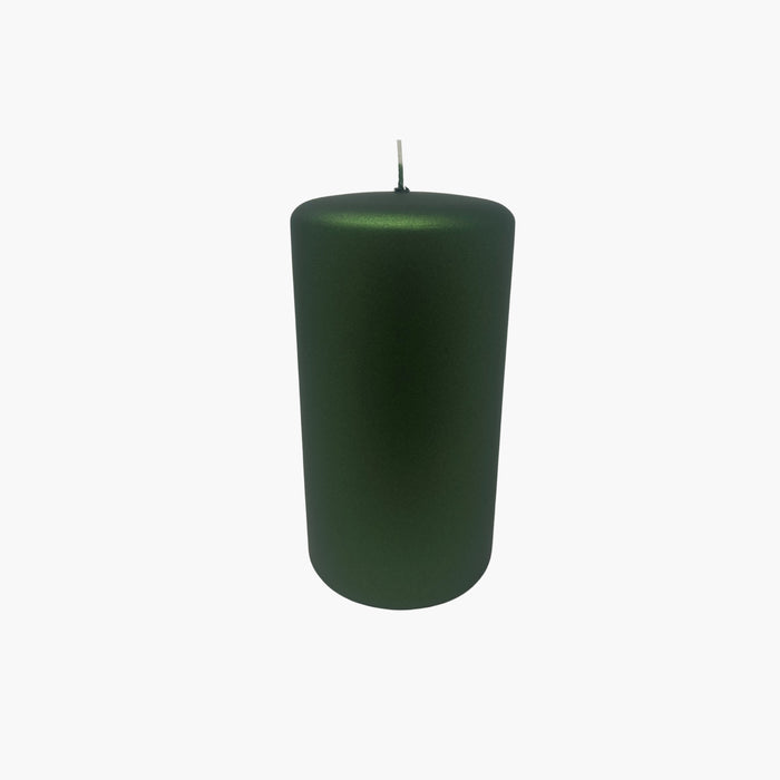 BASE METALLIC Kerze grün — interio Onlineshop