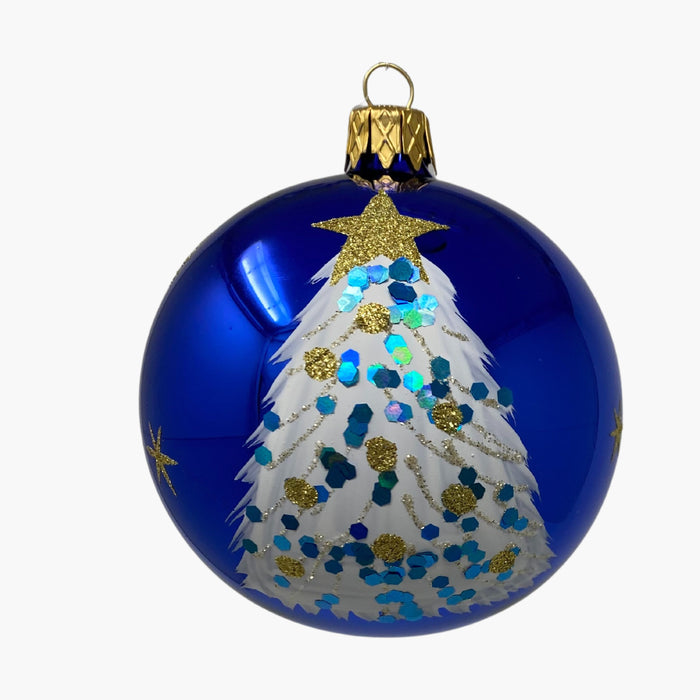 KUGEL CHRISTBAUM blau