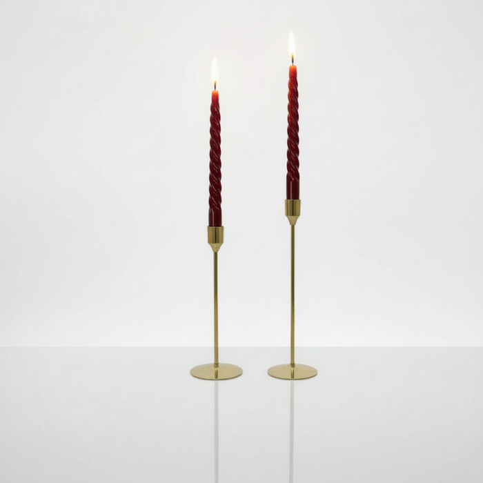 TWIST Spitzkerze 2er Ø2,2 x H25cm