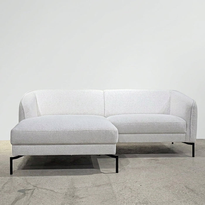 YUNA 1.5er Sofa Récamiere cream