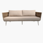ARLO II Sofa beige 3er
