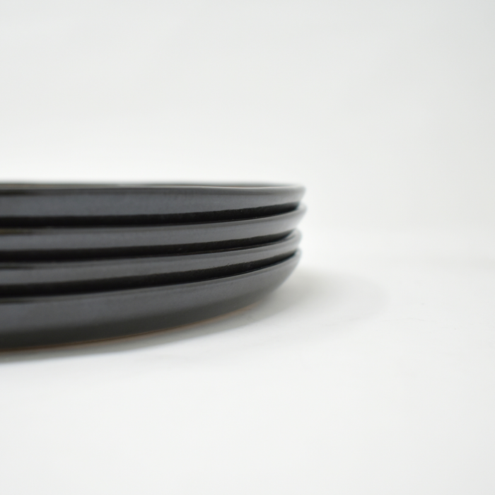 BEJA DUNKELBRAUN Dessertteller 4er Set