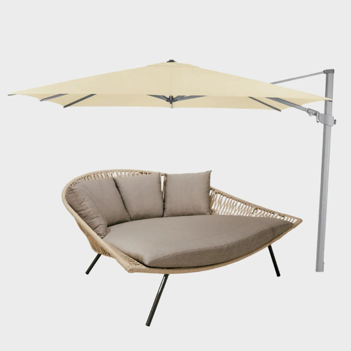 AVA Daybed  + VARIOFLEX III Schirm taupe