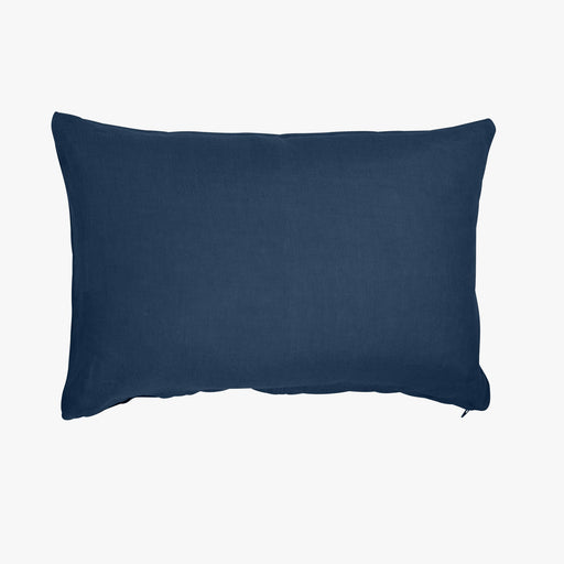 CALM NACHTBLAU Leinenkissen 40x60cm