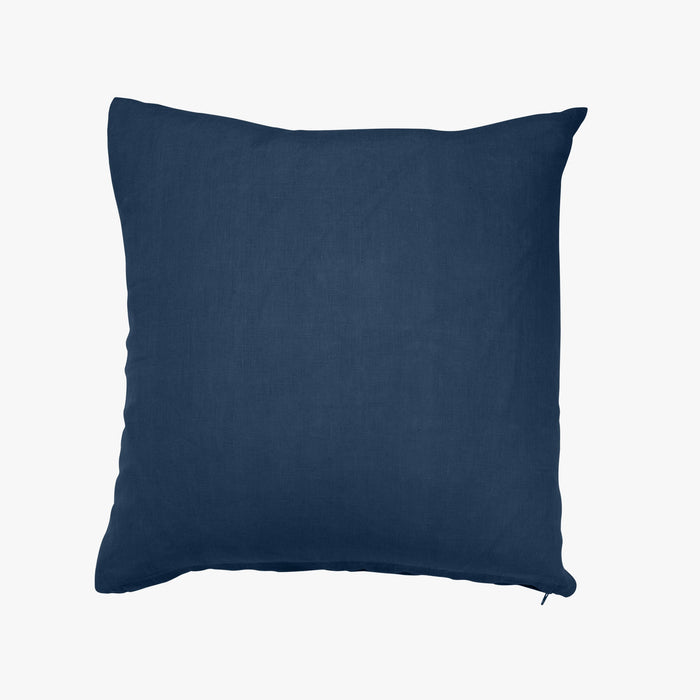 CALM NACHTBLAU Leinenkissen 50x50cm