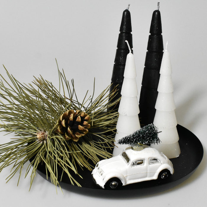 DARIAN Dekoteller schwarz