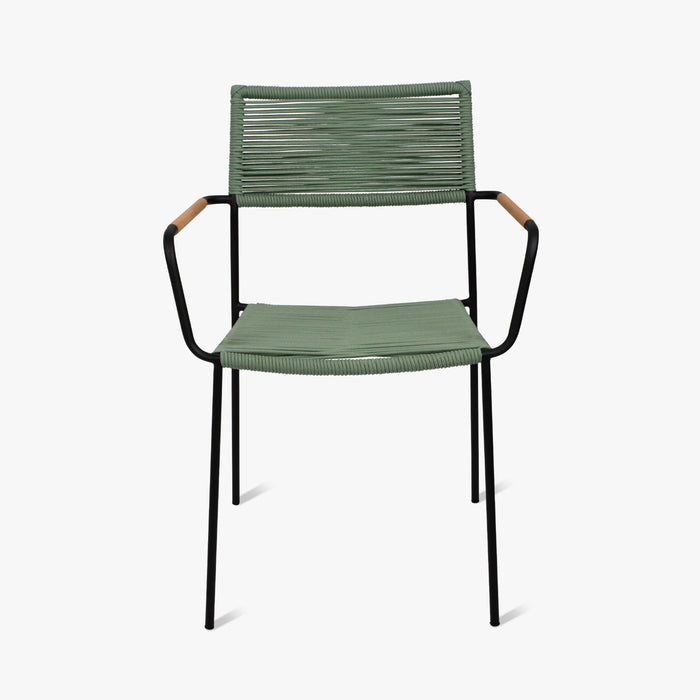 ARVIA Outdoor Tisch L + 6 DENVER Armlehnstühle