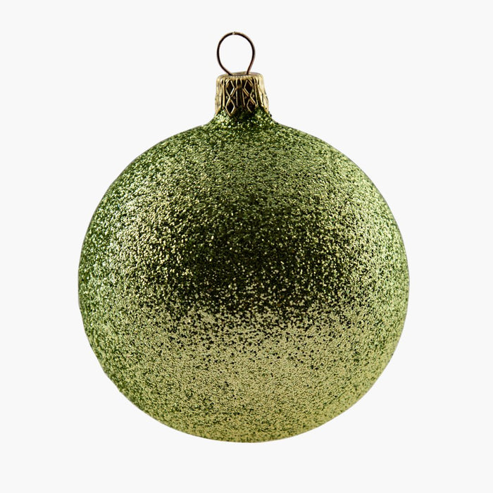GLITTERKUGEL hellgrün