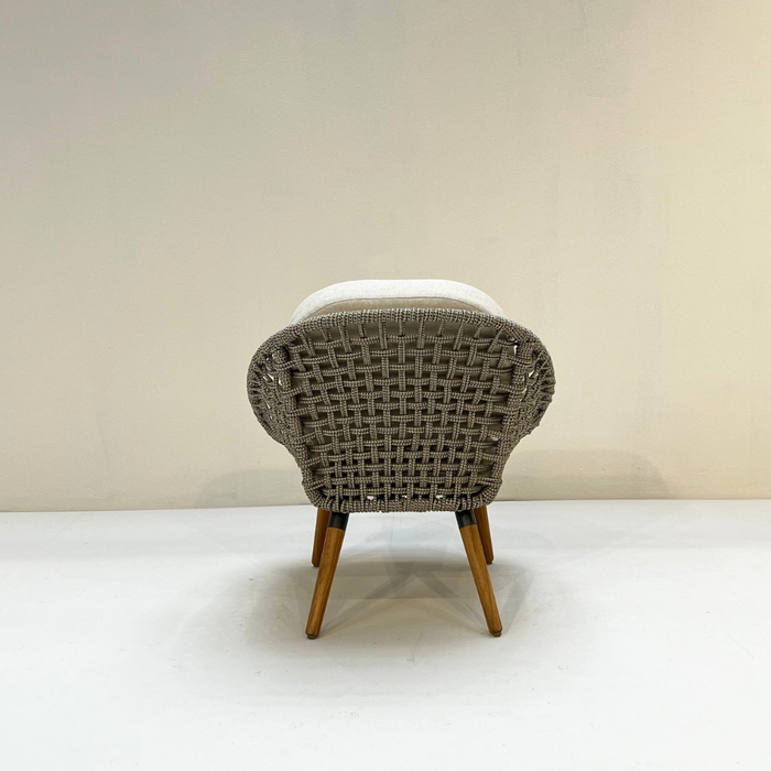 MORRISON Einzelsessel grau/beige