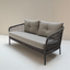 FILTON Sofa 3er anthrazit/taupe