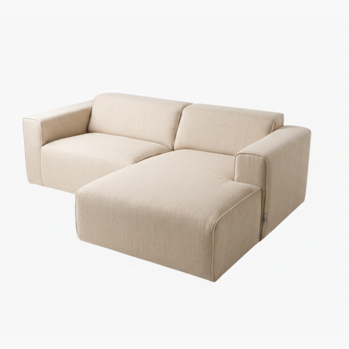 FLYNN 1.5er Sofa Rec. Creme