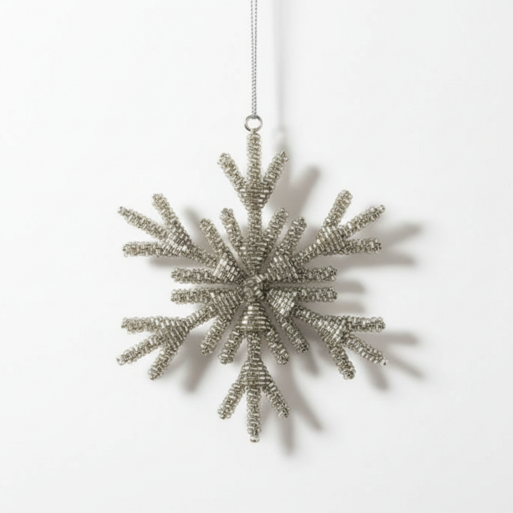 COPO Schneestern silber Ø13cm