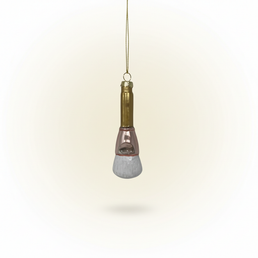 GLASFIGUR KOSMETIKPINSEL gold