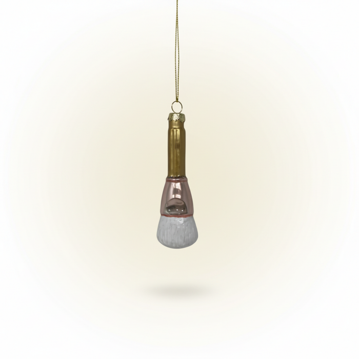 GLASFIGUR KOSMETIKPINSEL gold