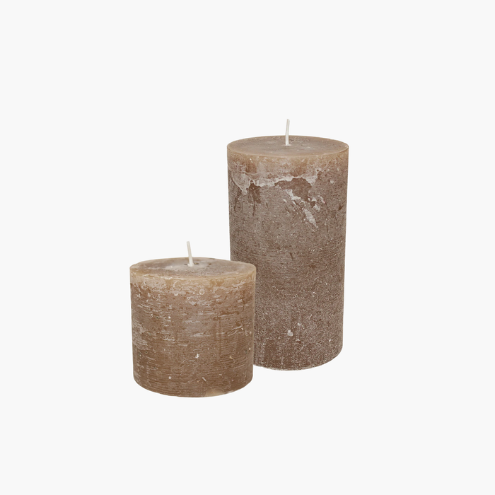 KYRILLA RUSTIC TAUPE Kerze ADVENT