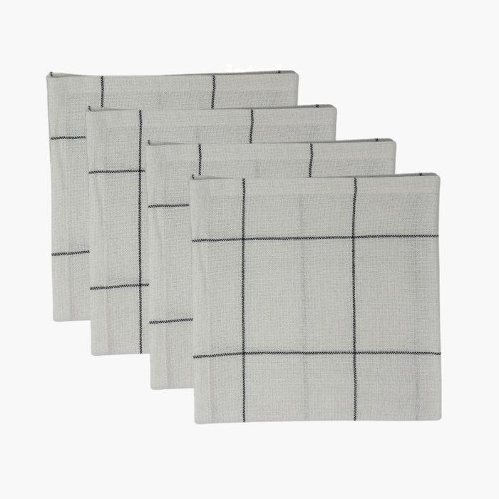 CHECK Serviette 4er Set