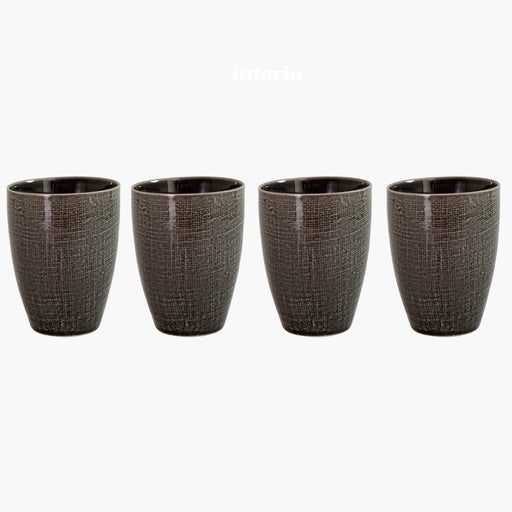 WAVE ANTHRAZIT Becher 4er Set