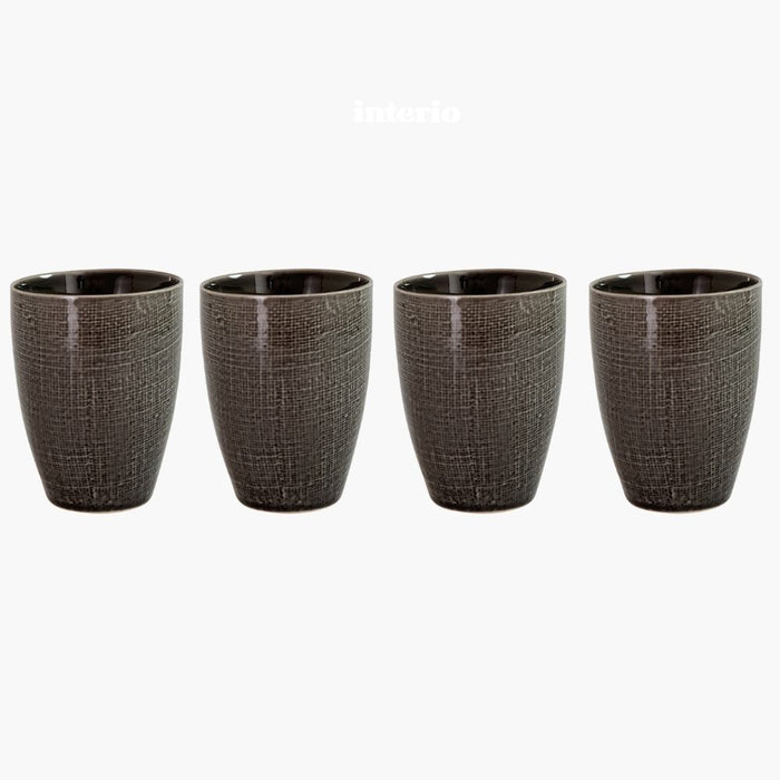 WAVE ANTHRAZIT Becher 4er Set