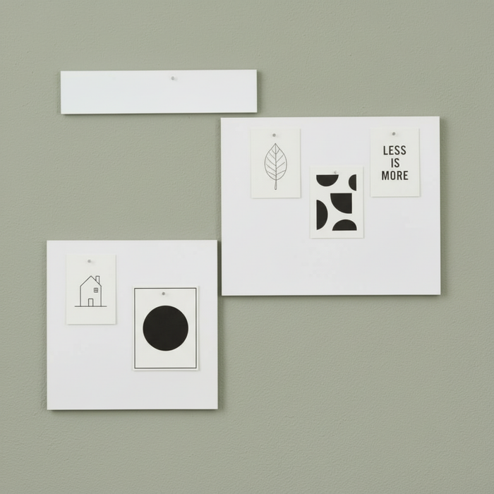 BELLO Magnetboard weiß