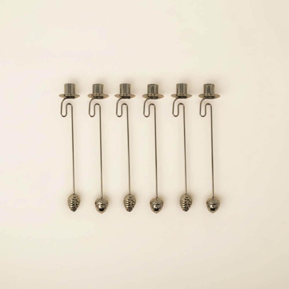 BALANCE KERZENHALTER Zapfen 6Stk.