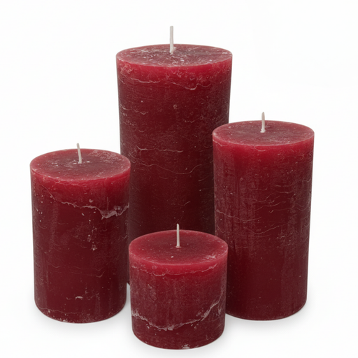 KYRILLA RUSTIC WEINROT Kerze