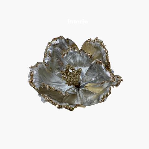 BLÜTE auf Clip metallic