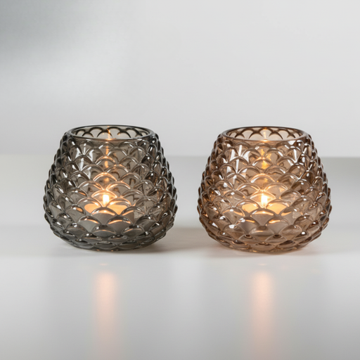 PINE CONE Teelichthalter Ø10 x H9cm