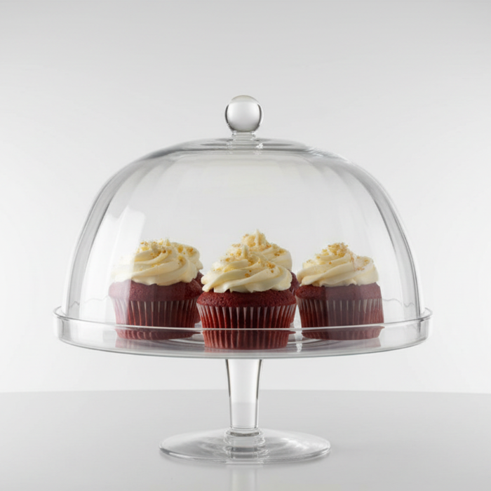 KIRA Tortenplatte mit Glocke