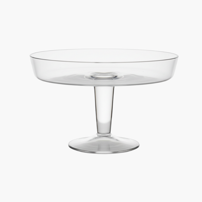 ULMO Glasschale auf Fuß klar — interio Onlineshop