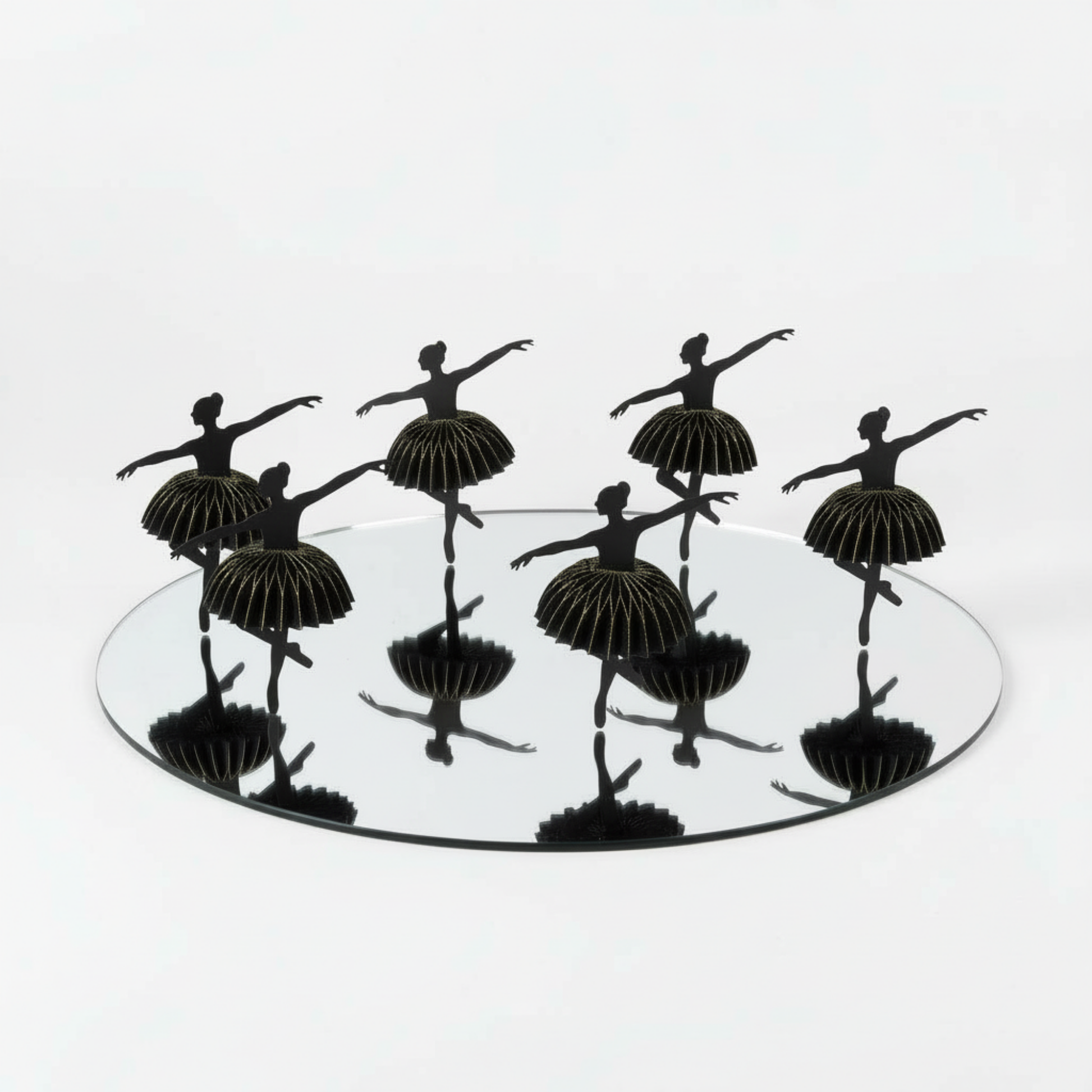 Faltornament BALLERINA 6er-Set