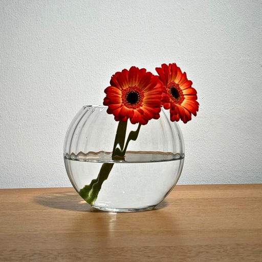 ILME Kugelvase mit Rillen