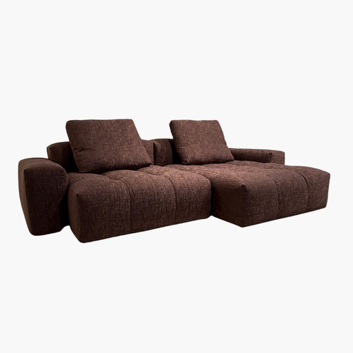 LIAM 1.5er Sofa Rec. rechts umber