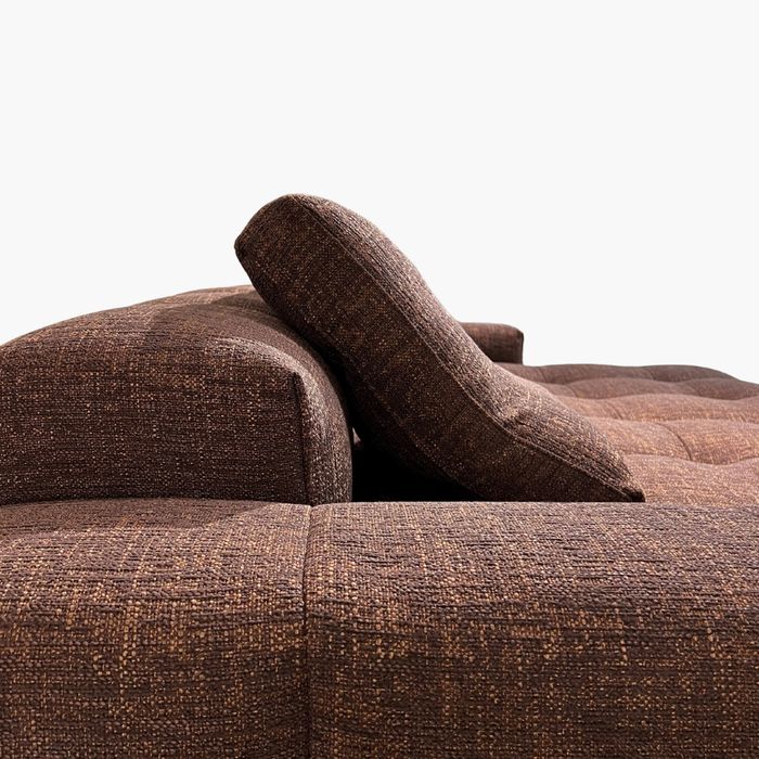 LIAM 1.5er Sofa Rec. rechts umber