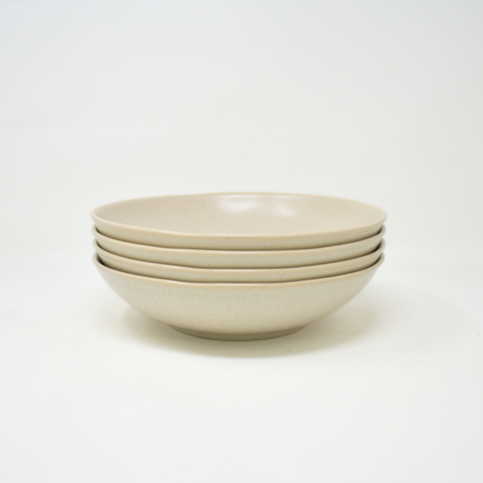 SILK CREME Teller tief 4er Set