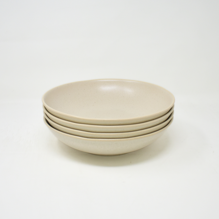 SILK CREME Teller tief 4er Set