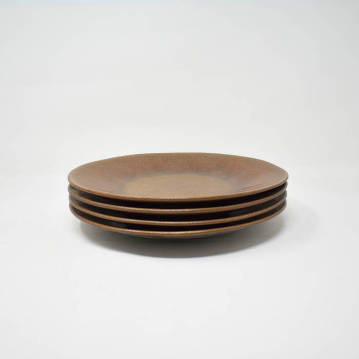 SILK BRAUN Dessertteller 4er Set