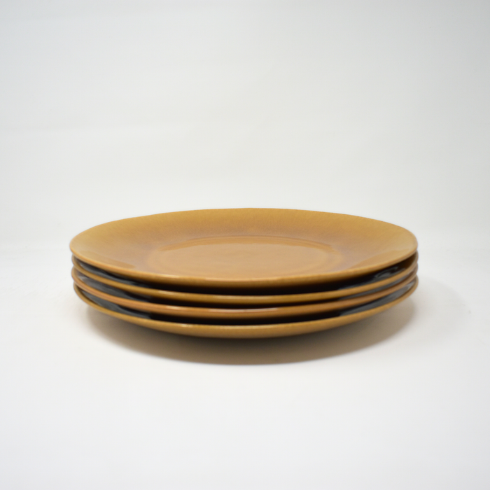 SILK OCKER Speiseteller 4er Set