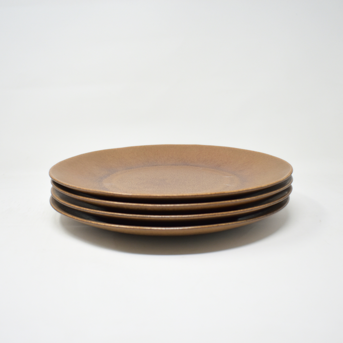 SILK BRAUN Speiseteller 4er Set