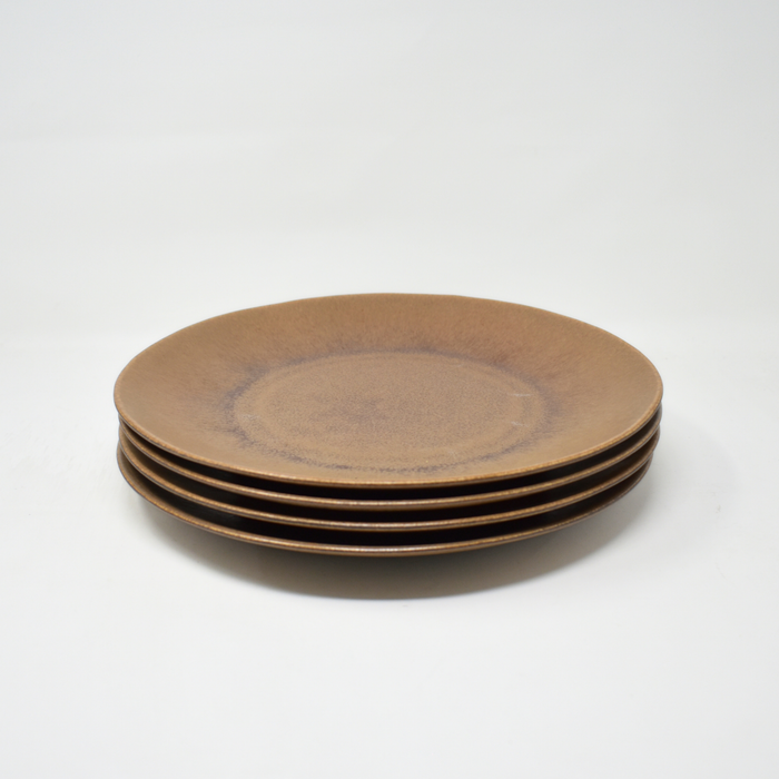 SILK BRAUN Speiseteller 4er Set