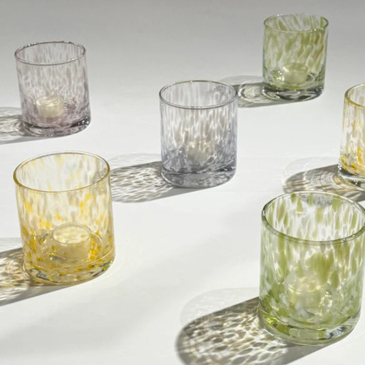 SPRINKLE Windlicht gelb