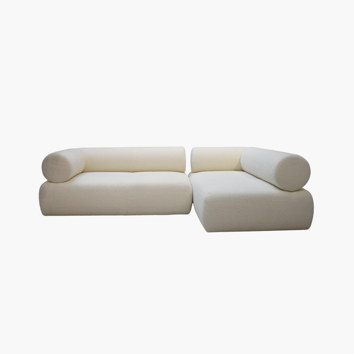 RONDO 2er Sofa mit Récamiere