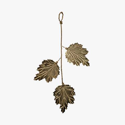 AHORNBLATT HÄNGER gold 13cm