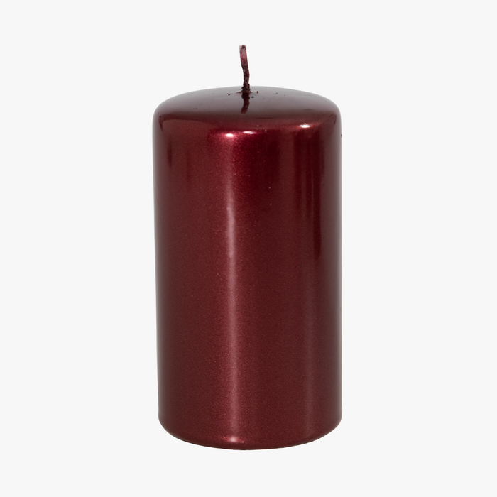 BASE METALLIC Kerze bordeaux