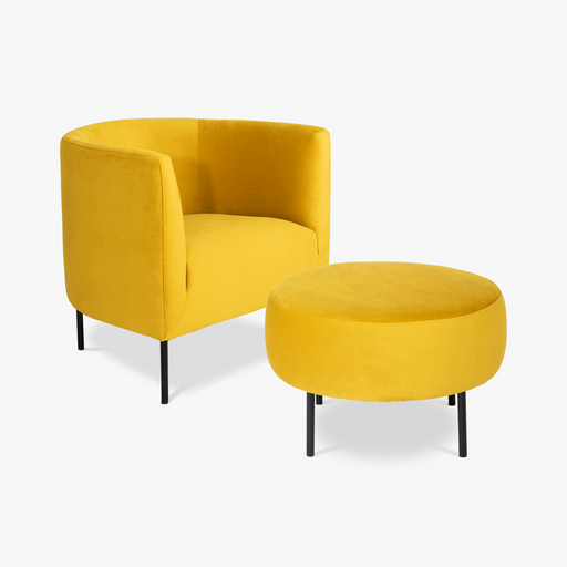 BOBBY Hocker/Sessel samt