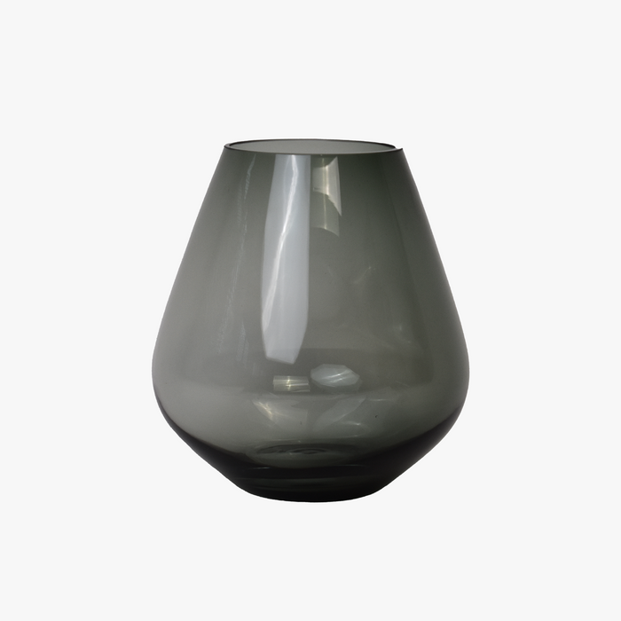MORO II Vase/Windlicht grau