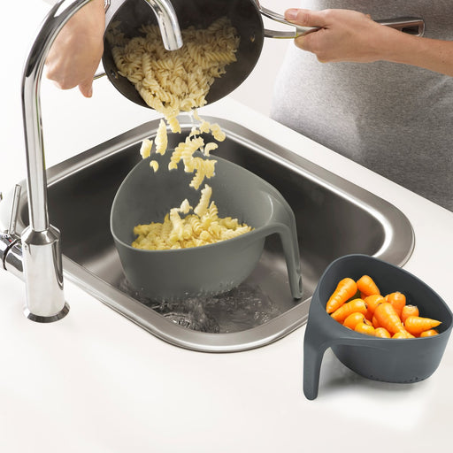 NEST COLANDERS Sieb 2tlg. grau